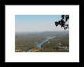 Scenic View of Winding River - Framed Print