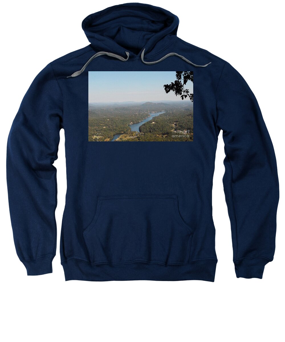 Scenic View of Winding River - Sweatshirt