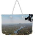 Scenic View of Winding River - Weekender Tote Bag