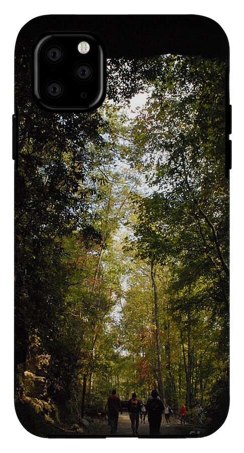 Stroll Through Forest Tunnel - Phone Case