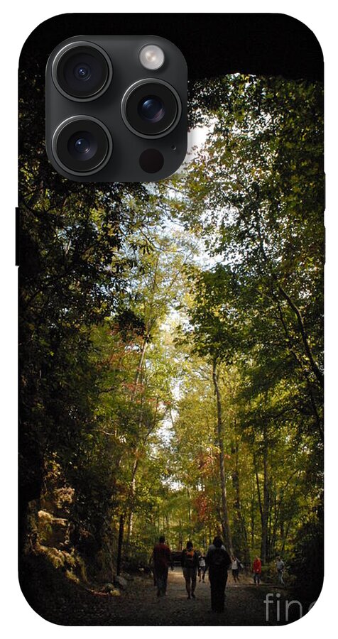 Stroll Through Forest Tunnel - Phone Case