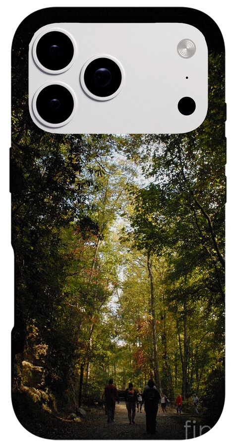 Stroll Through Forest Tunnel - Phone Case