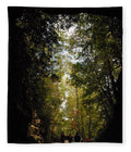 Stroll Through Forest Tunnel - Blanket