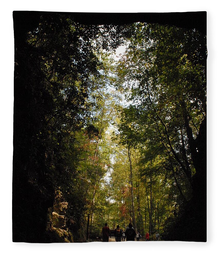 Stroll Through Forest Tunnel - Blanket