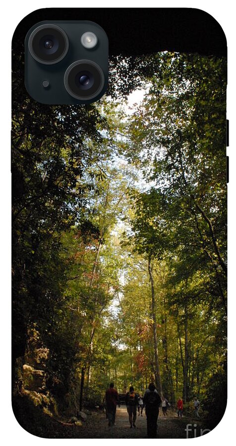 Stroll Through Forest Tunnel - Phone Case