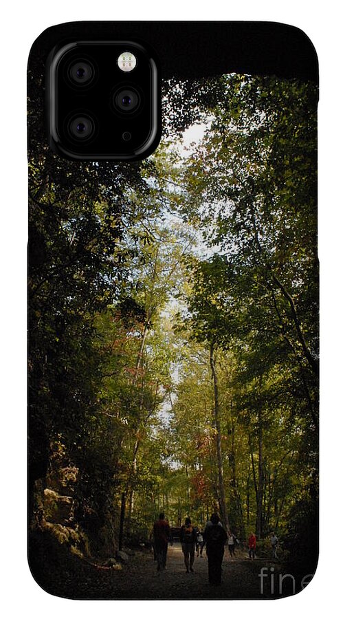 Stroll Through Forest Tunnel - Phone Case