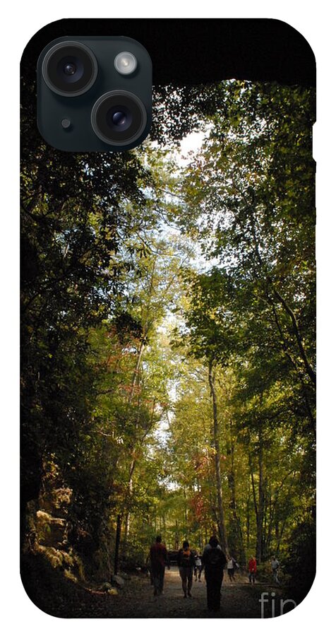 Stroll Through Forest Tunnel - Phone Case