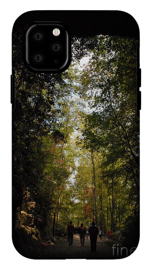 Stroll Through Forest Tunnel - Phone Case