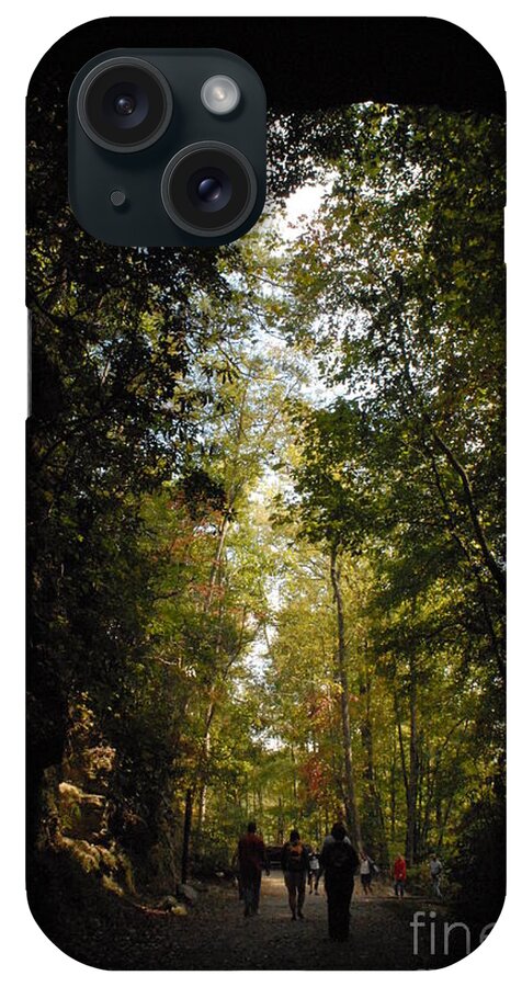 Stroll Through Forest Tunnel - Phone Case