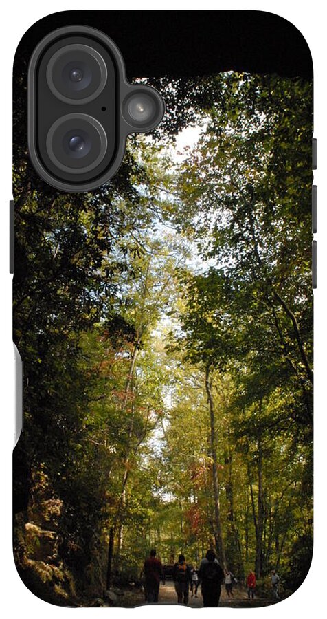 Stroll Through Forest Tunnel - Phone Case
