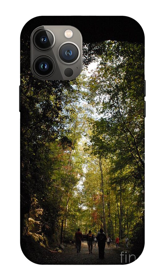 Stroll Through Forest Tunnel - Phone Case