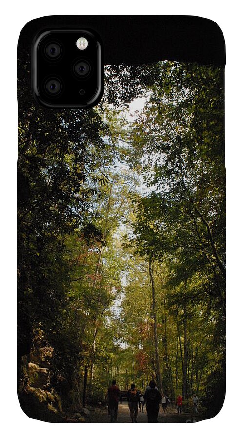 Stroll Through Forest Tunnel - Phone Case