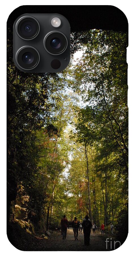 Stroll Through Forest Tunnel - Phone Case