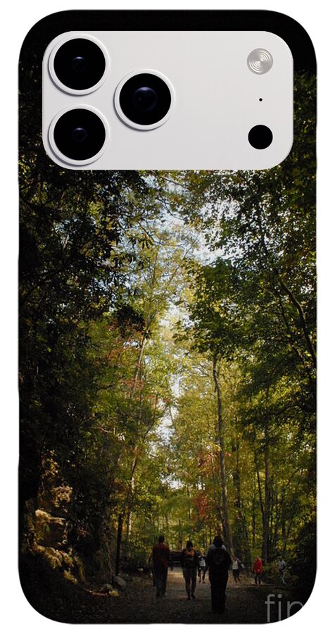 Stroll Through Forest Tunnel - Phone Case