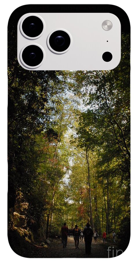 Stroll Through Forest Tunnel - Phone Case