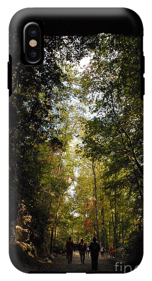 Stroll Through Forest Tunnel - Phone Case