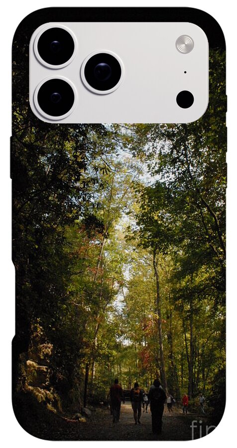 Stroll Through Forest Tunnel - Phone Case