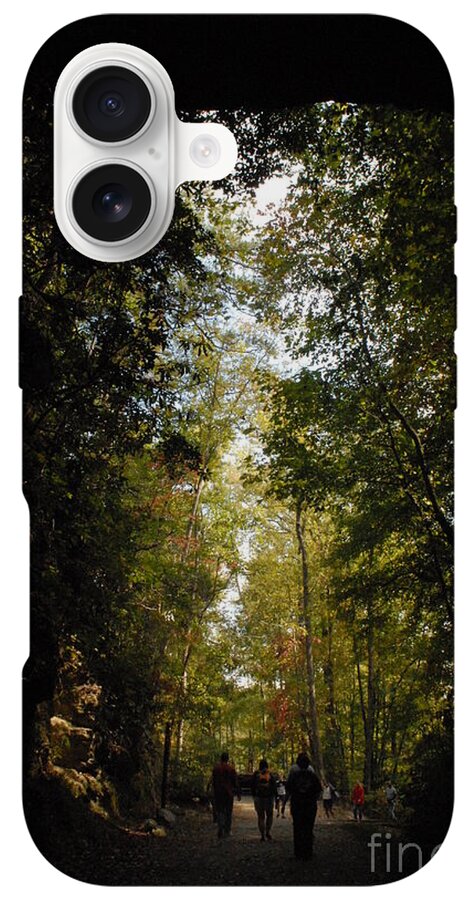 Stroll Through Forest Tunnel - Phone Case