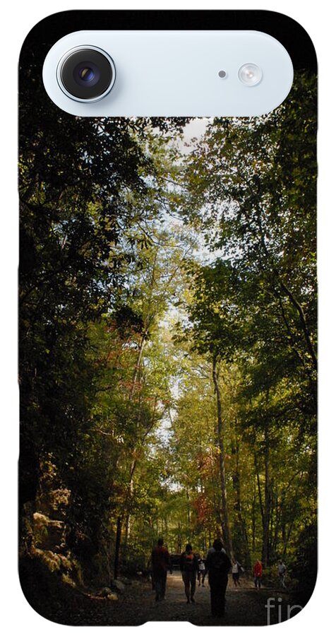 Stroll Through Forest Tunnel - Phone Case