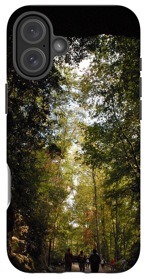 Stroll Through Forest Tunnel - Phone Case
