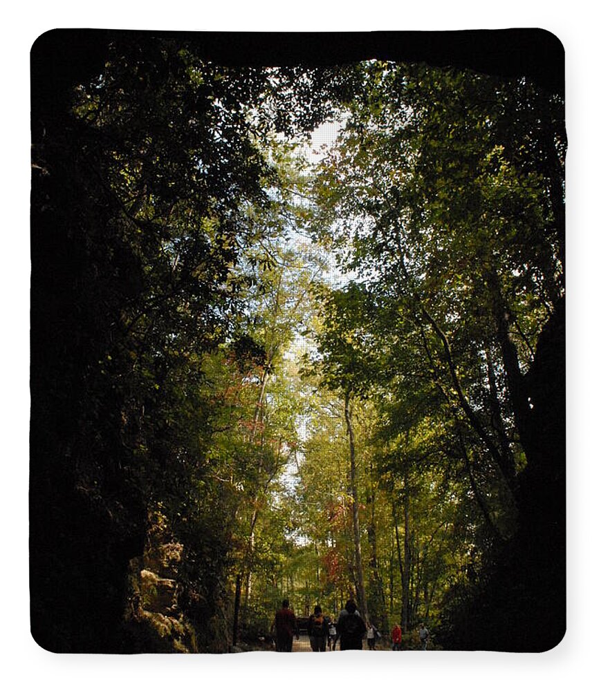 Stroll Through Forest Tunnel - Blanket