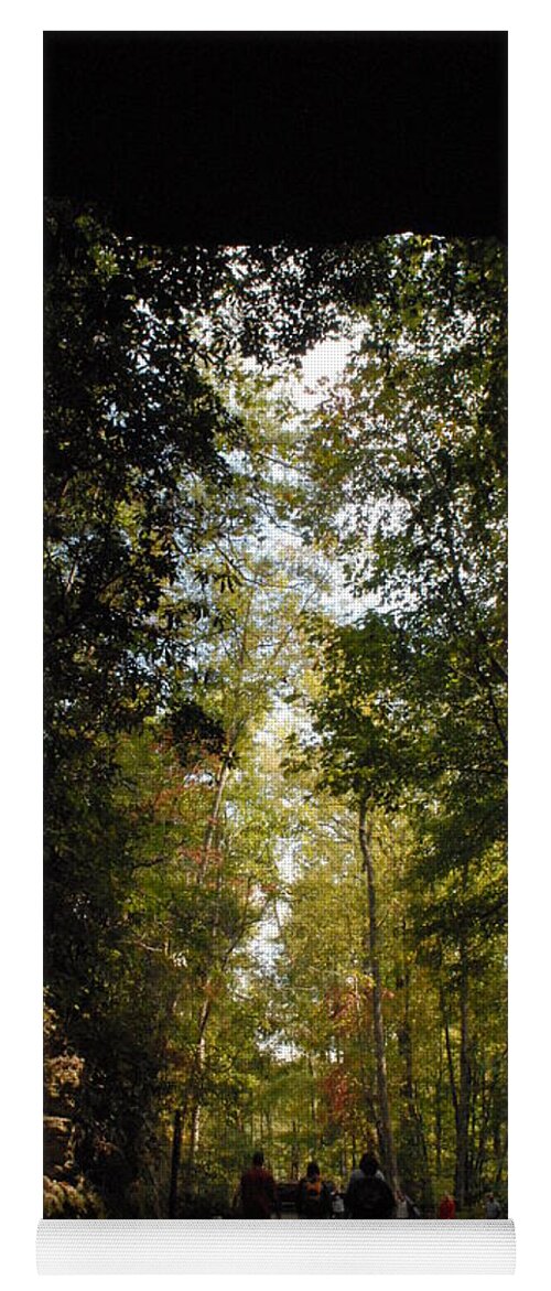 Stroll Through Forest Tunnel - Yoga Mat