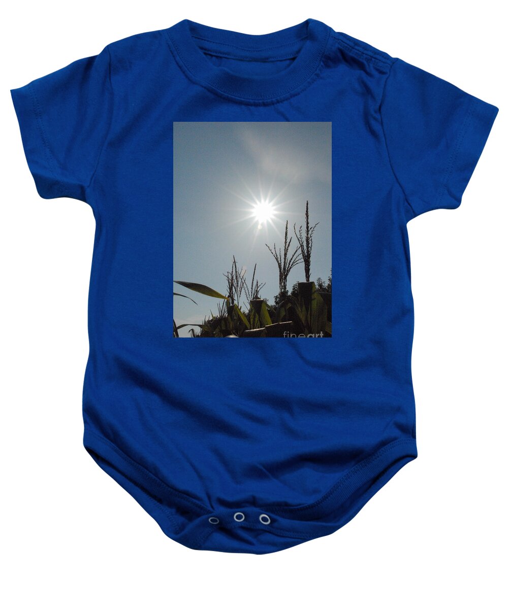Sunlight Over Cornfield Baby Bodysuit 100% Pre-Shrunk Cotton One-Piece