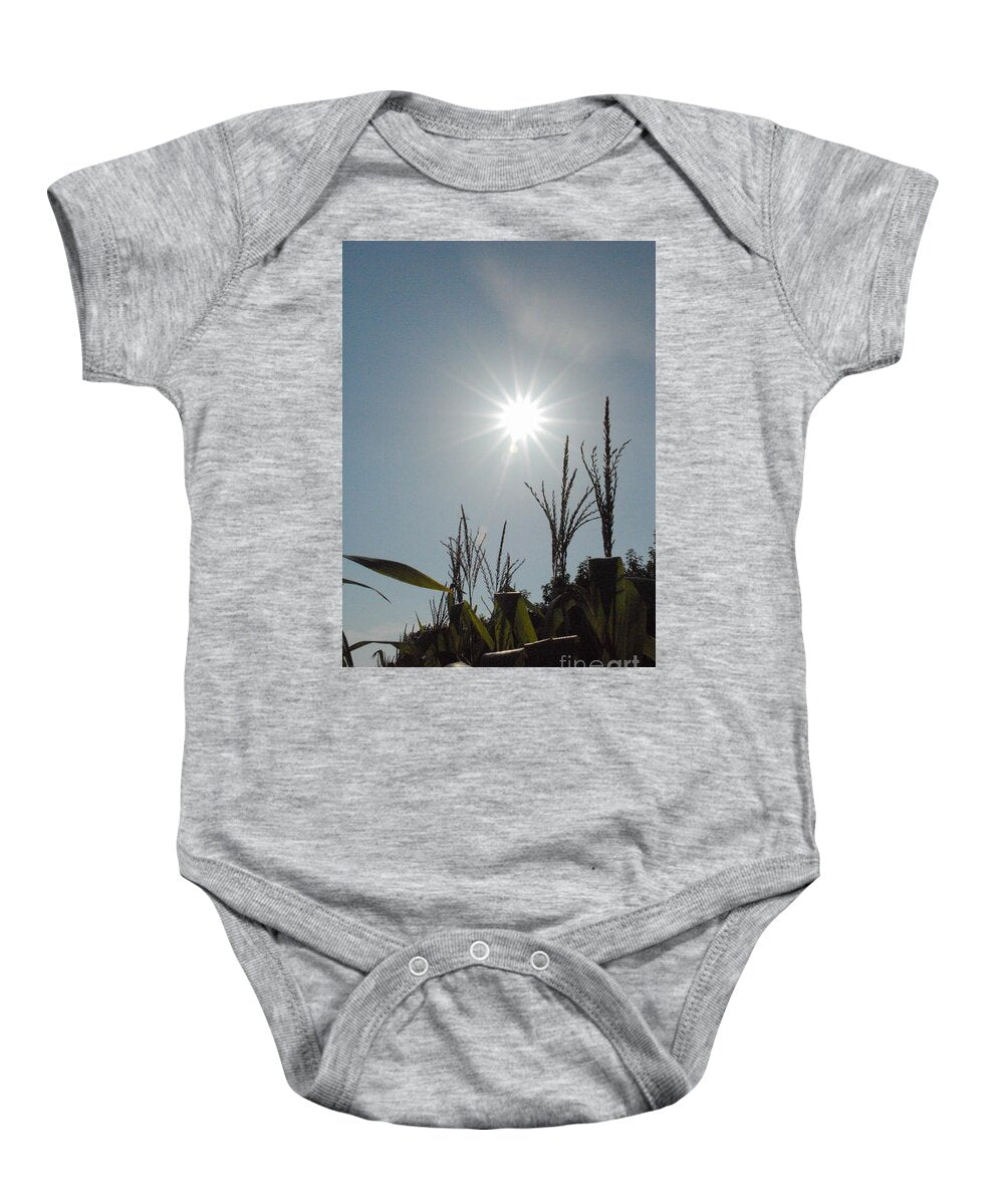 Sunlight Over Cornfield Baby Bodysuit 100% Pre-Shrunk Cotton One-Piece