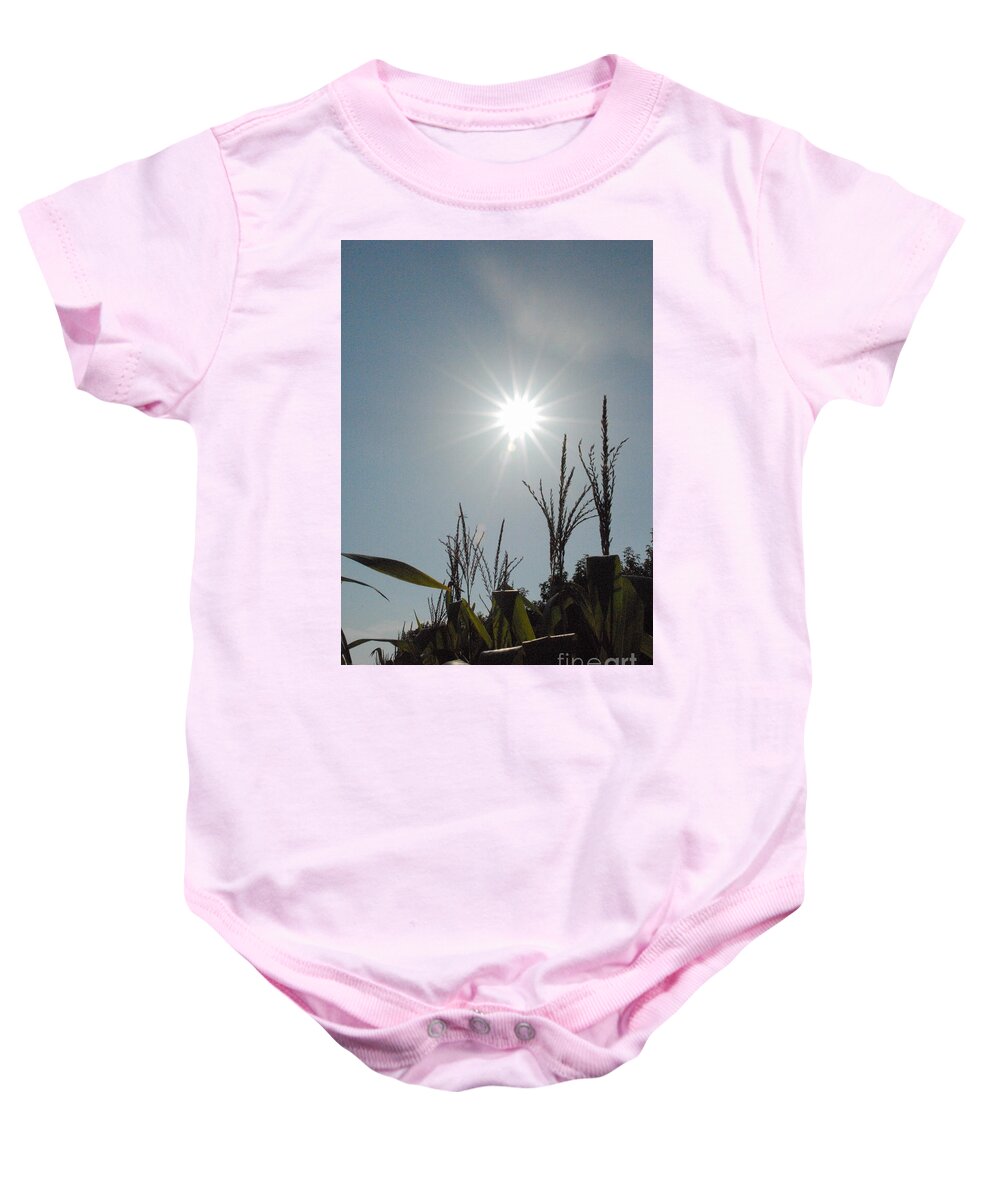 Sunlight Over Cornfield Baby Bodysuit 100% Pre-Shrunk Cotton One-Piece
