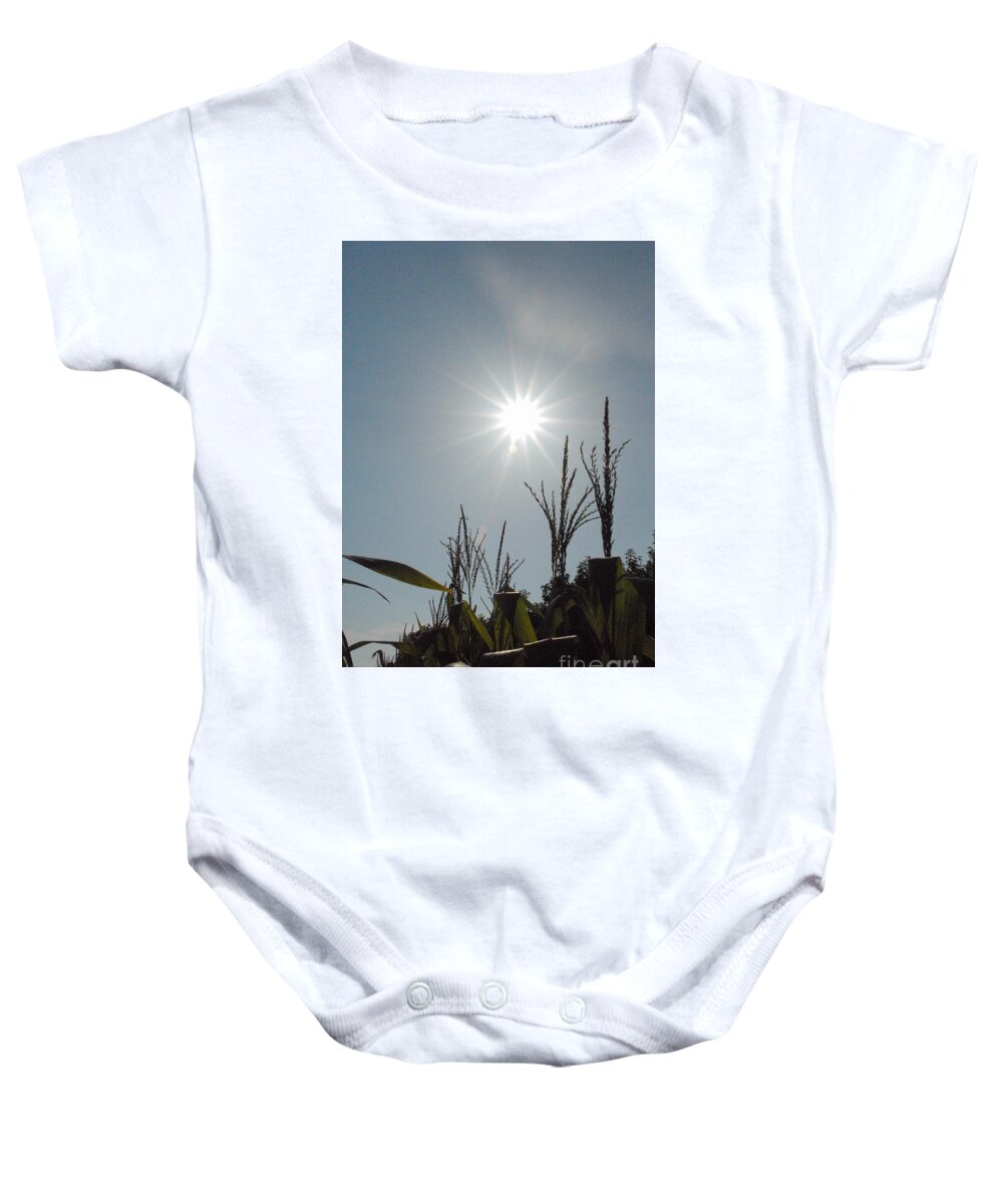 Sunlight Over Cornfield Baby Bodysuit 100% Pre-Shrunk Cotton One-Piece