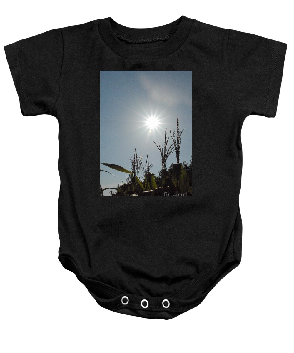 Sunlight Over Cornfield Baby Bodysuit 100% Pre-Shrunk Cotton One-Piece