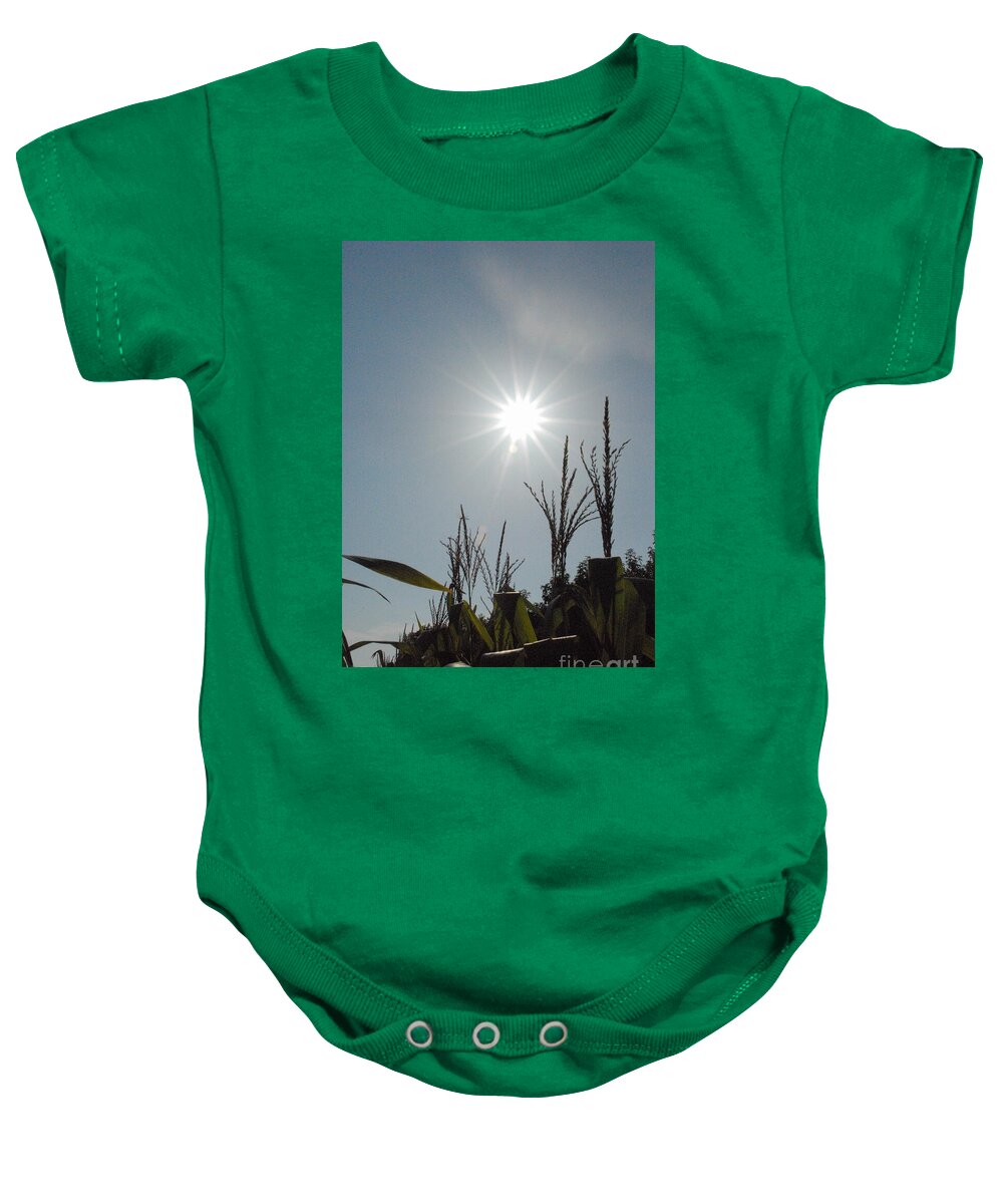 Sunlight Over Cornfield Baby Bodysuit 100% Pre-Shrunk Cotton One-Piece