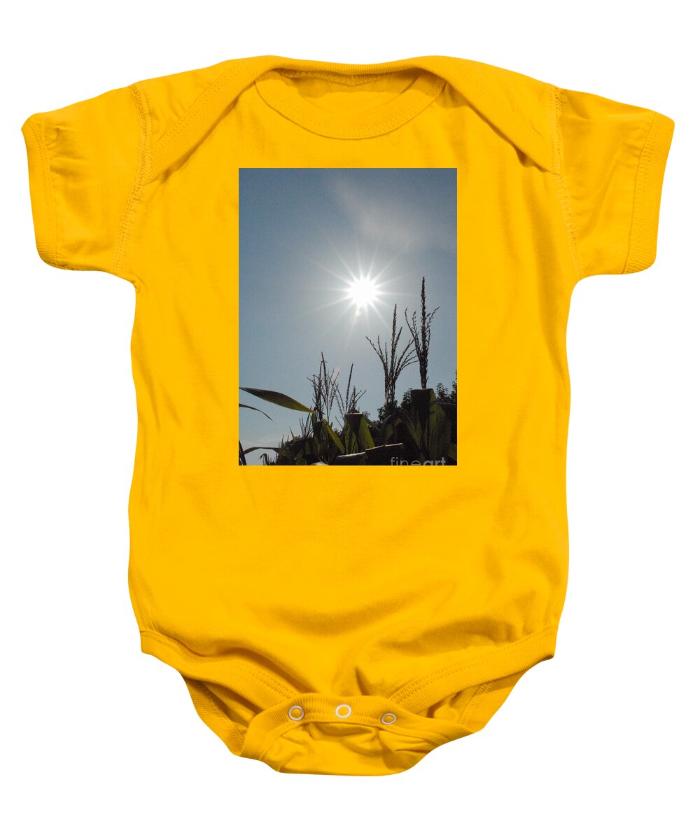 Sunlight Over Cornfield Baby Bodysuit 100% Pre-Shrunk Cotton One-Piece