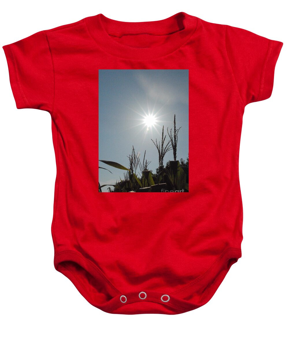 Sunlight Over Cornfield Baby Bodysuit 100% Pre-Shrunk Cotton One-Piece