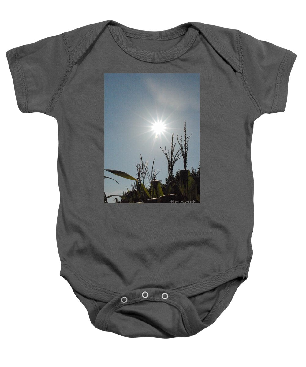 Sunlight Over Cornfield Baby Bodysuit 100% Pre-Shrunk Cotton One-Piece