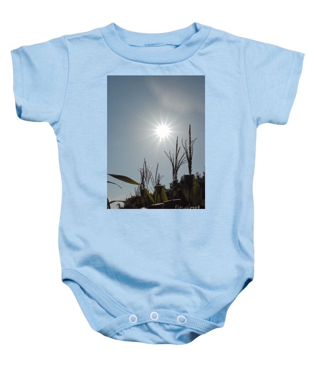 Sunlight Over Cornfield Baby Bodysuit 100% Pre-Shrunk Cotton One-Piece