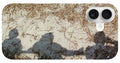 Three Shadows on Sandy Shore - Phone Case