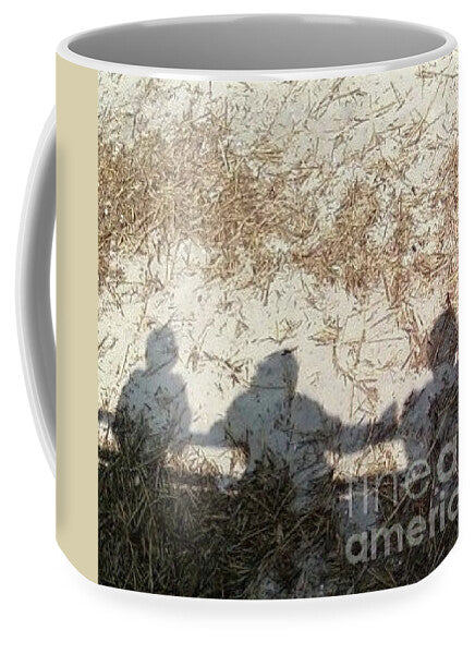 Three Shadows on Sandy Shore - Mug