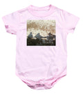 Three Shadows on Sandy Shore - Baby One-Piece