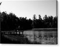 Tranquil Lakeside Afternoon - Canvas Print