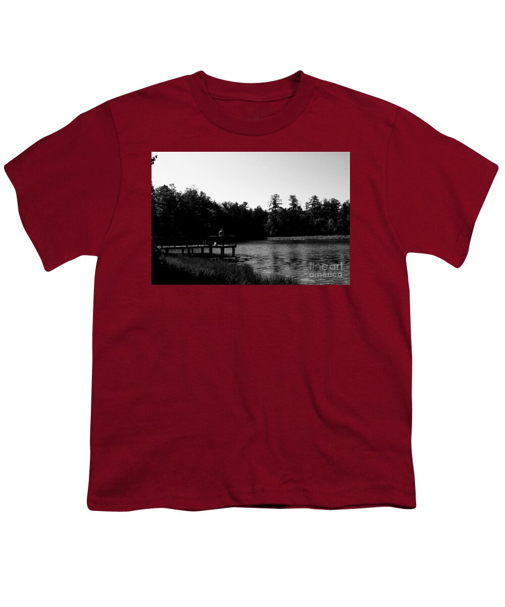 Tranquil Lakeside Afternoon - Youth T-Shirt