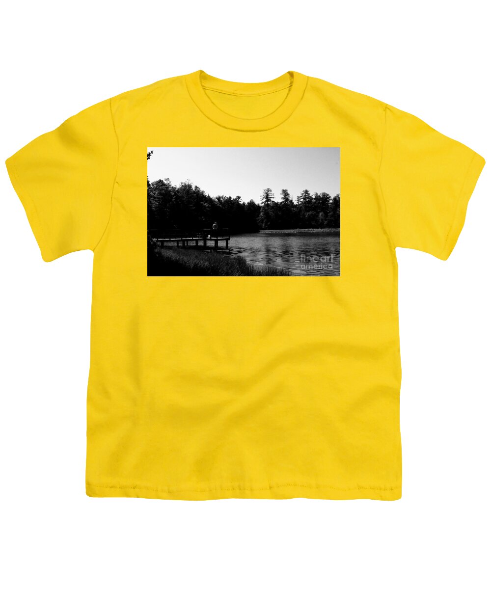 Tranquil Lakeside Afternoon - Youth T-Shirt