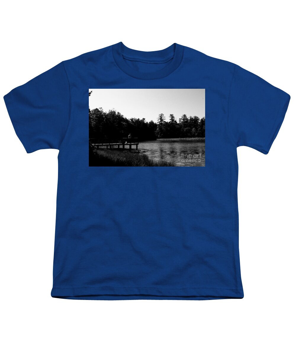 Tranquil Lakeside Afternoon - Youth T-Shirt