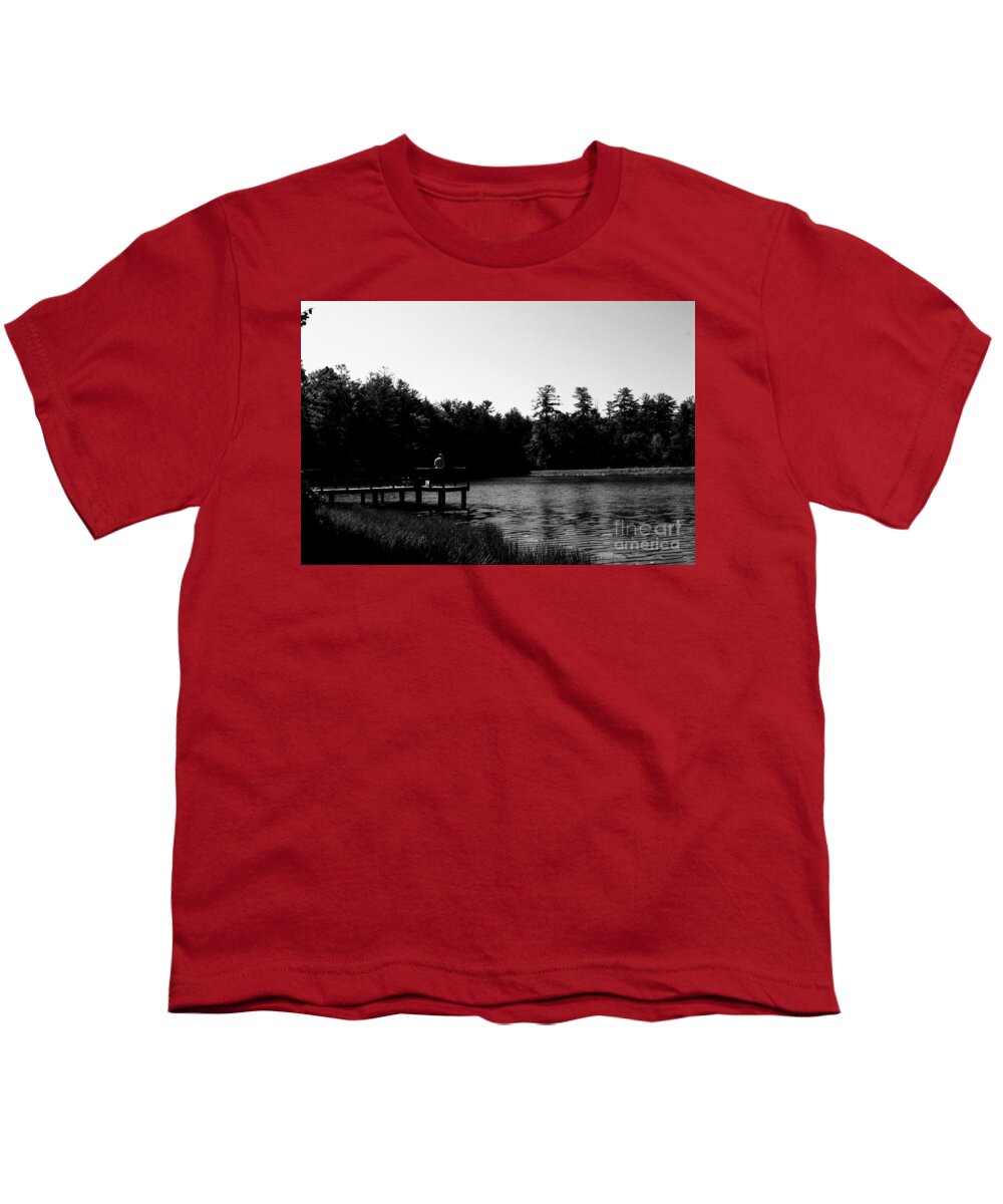 Tranquil Lakeside Afternoon - Youth T-Shirt