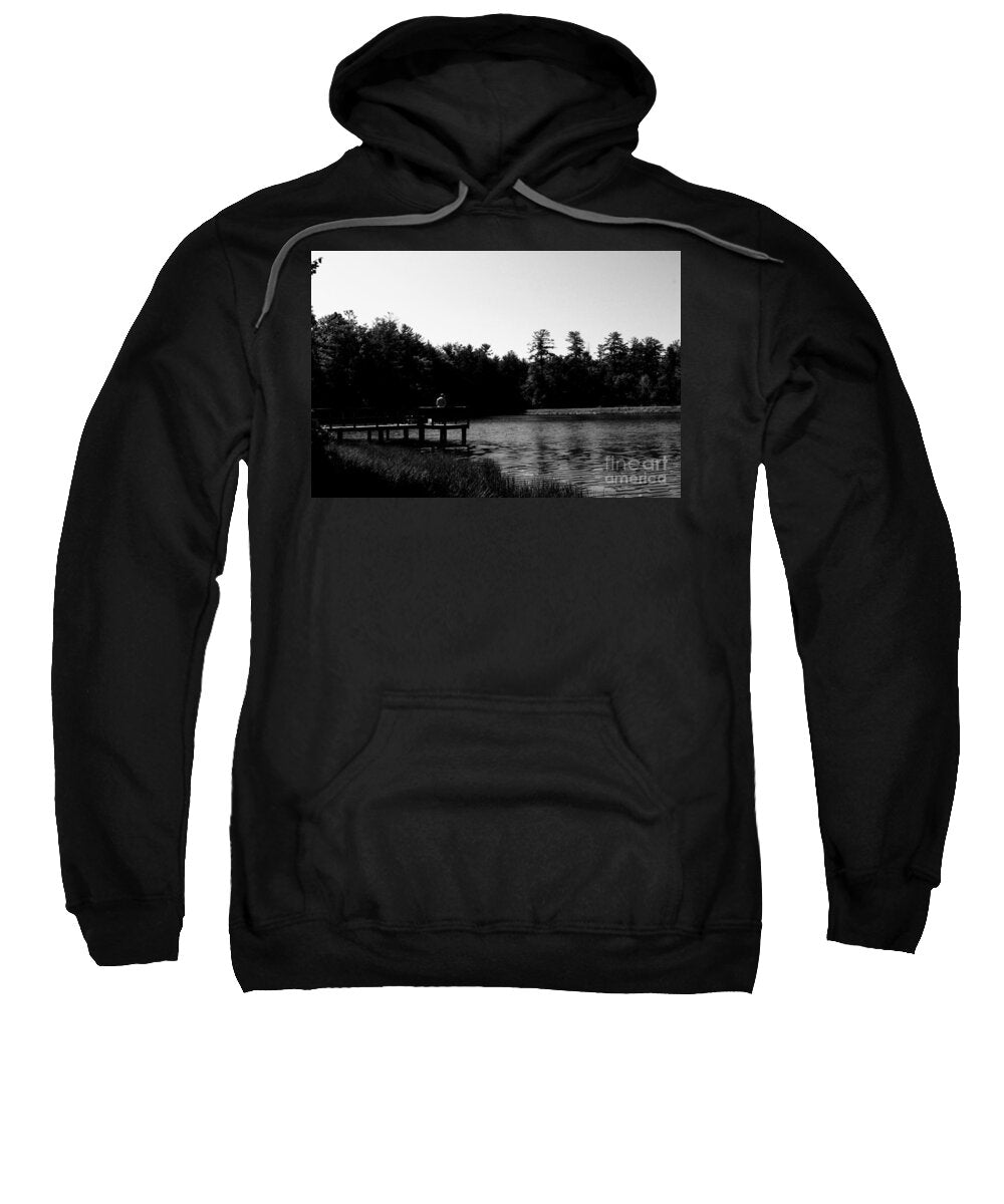 Tranquil Lakeside Afternoon - Sweatshirt