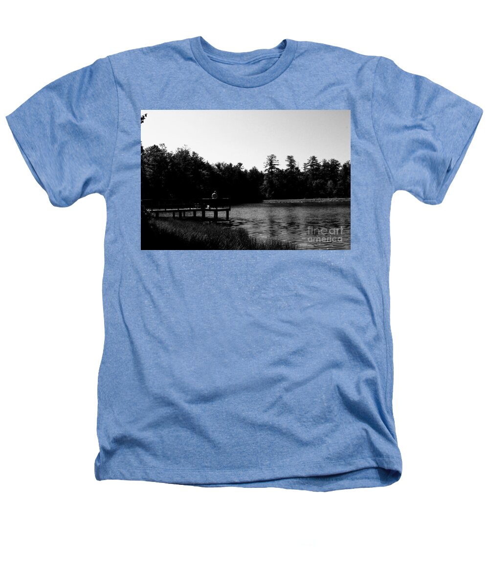 Tranquil Lakeside Afternoon - Heathers T-Shirt