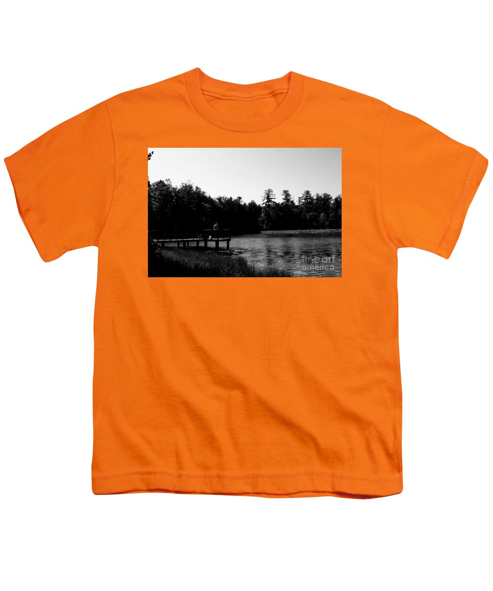 Tranquil Lakeside Afternoon - Youth T-Shirt