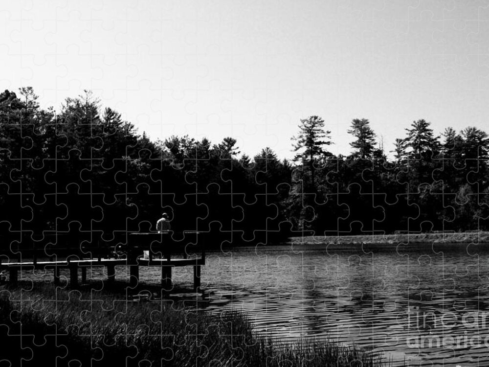 Tranquil Lakeside Afternoon - Puzzle