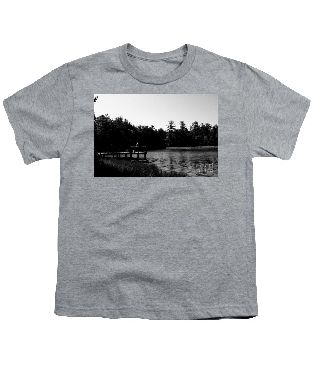 Tranquil Lakeside Afternoon - Youth T-Shirt