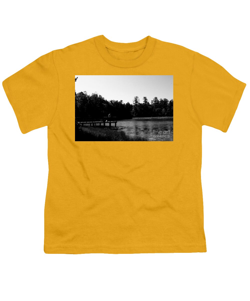Tranquil Lakeside Afternoon - Youth T-Shirt